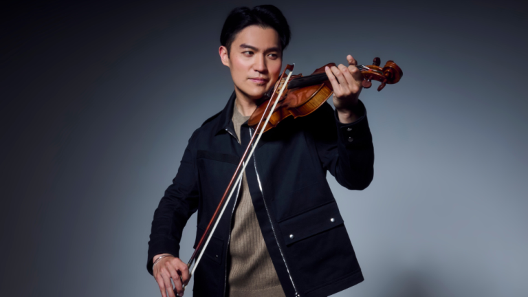 Ray Chen performing live violin recital at Melbourne Hamer Hall, Sydney Opera House, and Brisbane QPAC during 2025 Australia tour