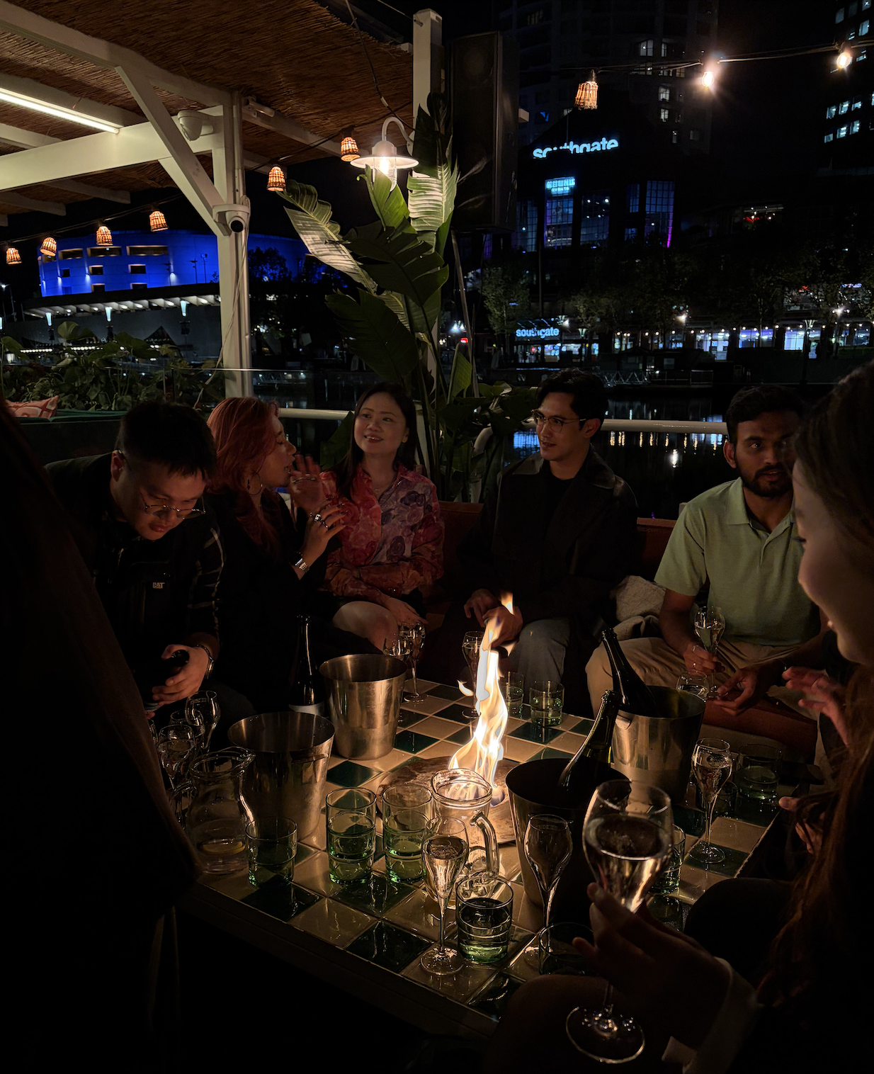 A photogenic night out on Afloat, photograph from author.