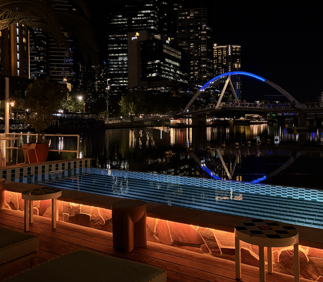 Afloat by night: photographed by author