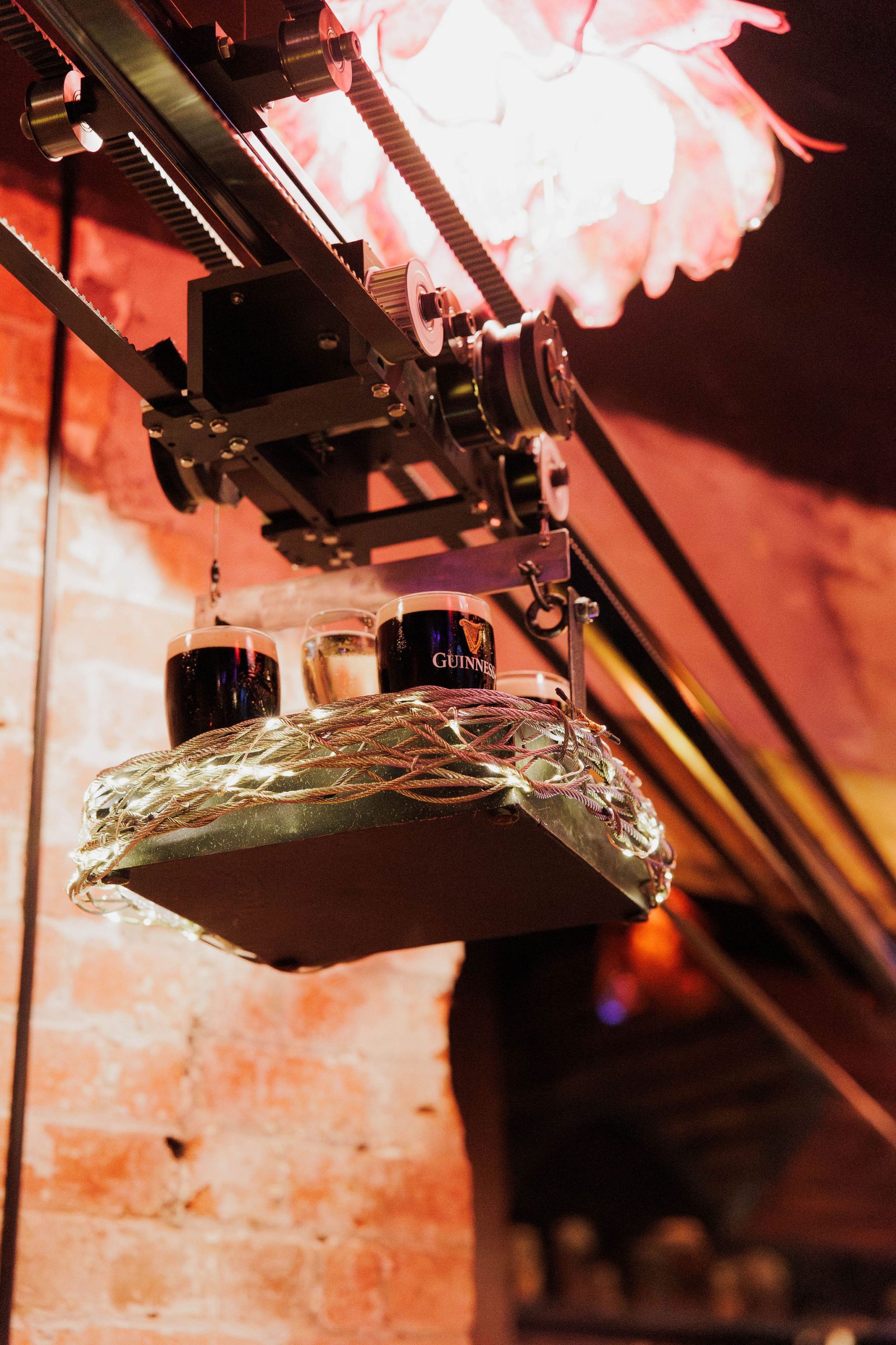 Flying Drinks at Arcane Fairies Melbourne Zipline Cocktail Late Night Bar