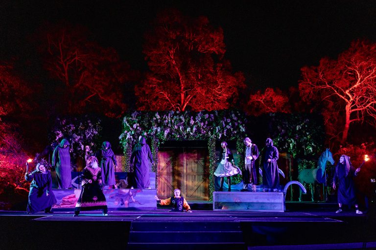 Twelfth Night outdoor Shakespeare performance at the Royal Botanic Gardens Melbourne