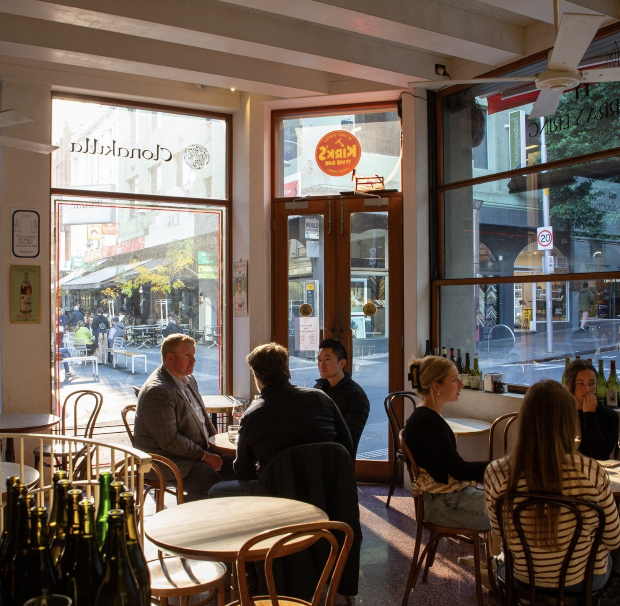 Kirks Wine Bar laneway Melbourne CBD