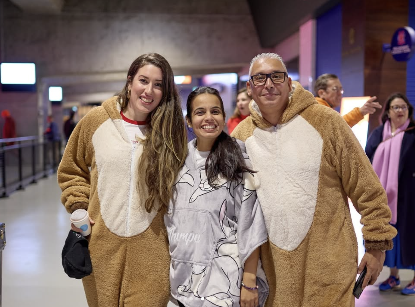 Sleep at the G 2025 participants dressed in onesies and warm layers inside the MCG for Melbourne City Mission youth homelessness fundraiser