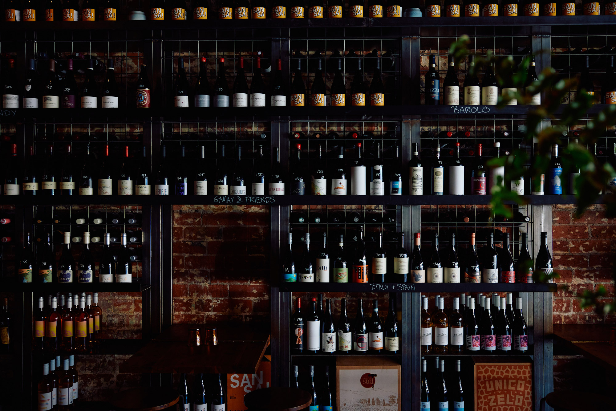 Milton Wine Shop fireplace courtyard Malvern