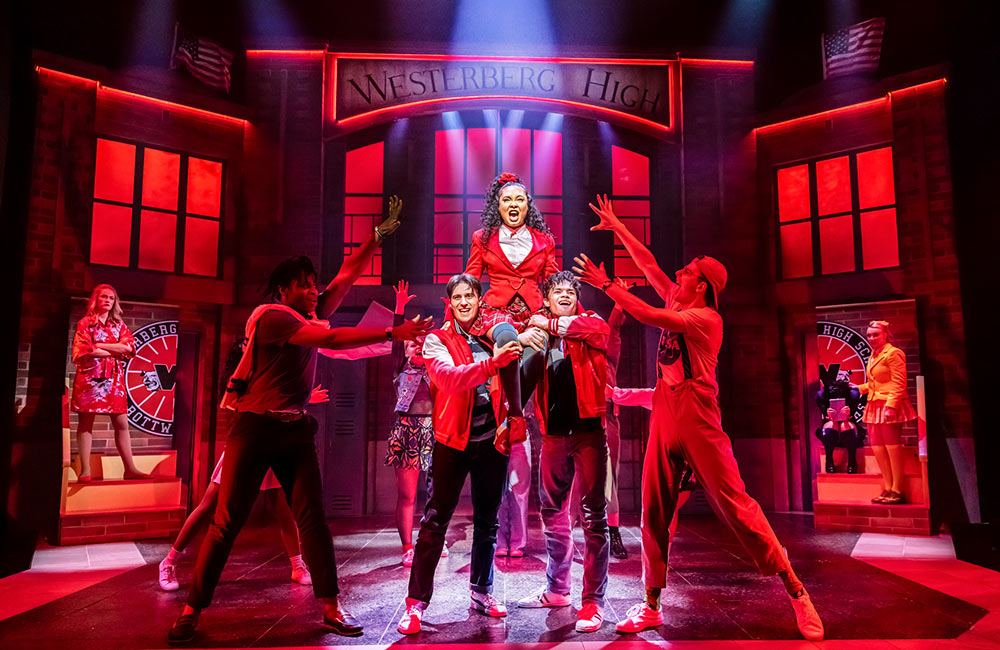 Heathers the Musical Australian tour 2026 promotional image featuring the Westerberg High cast