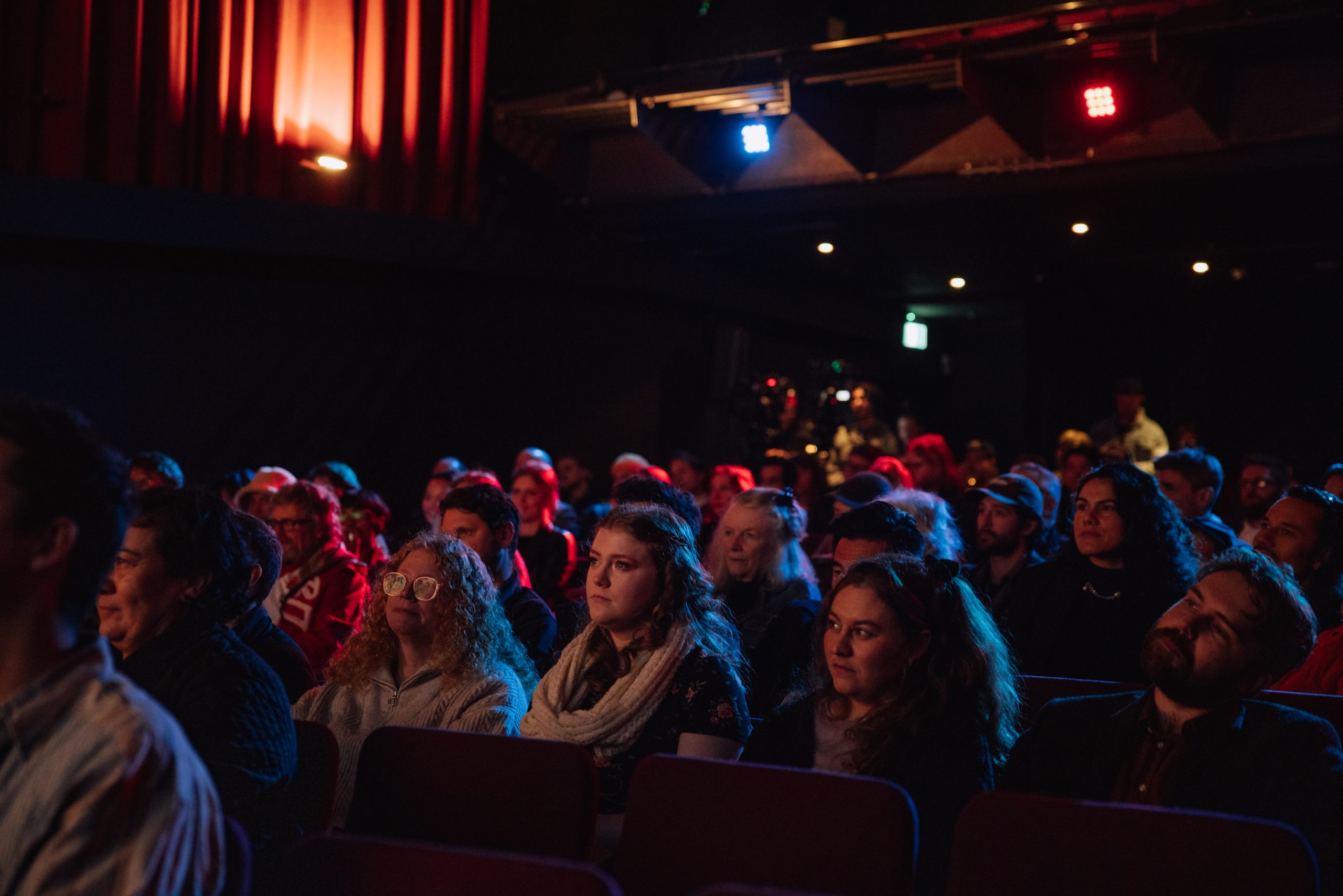 Audience at St Kilda Film Festival 2026 awards night, St Kilda Town Hall Melbourne