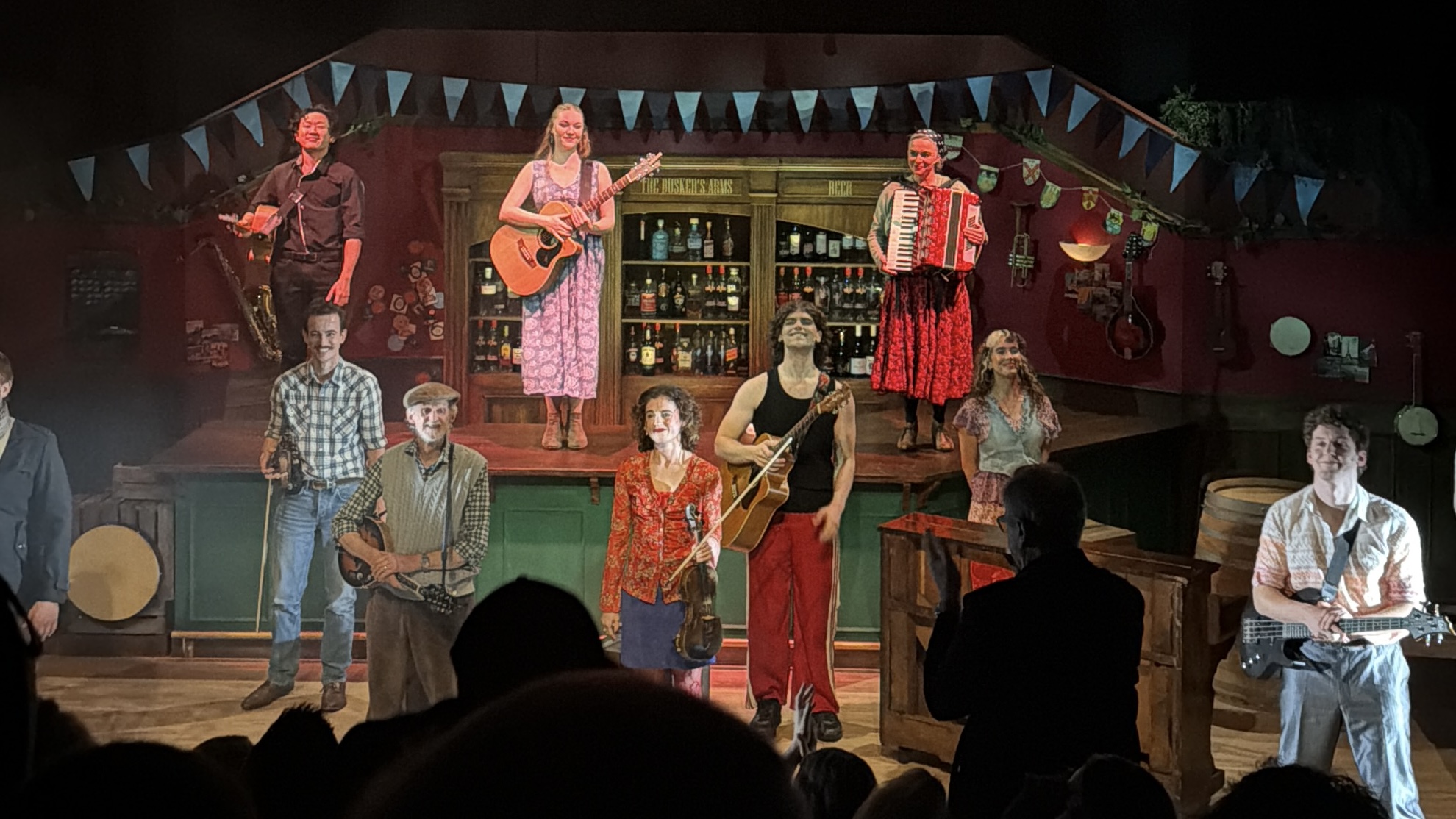 Full cast ensemble bow at Once the Musical Melbourne 2026, AG Theatre production at Chapel off Chapel Prahran