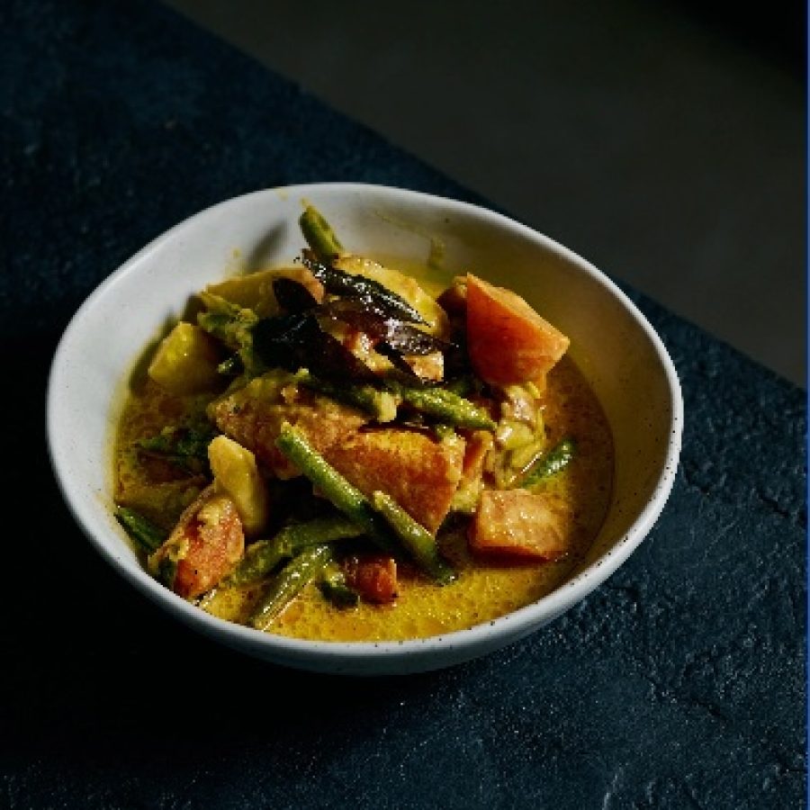 Bowl of Sri Lankan curry at Lankan Tucker cafe on Lygon Street Carlton Melbourne, soulful Sri Lankan brunch destination