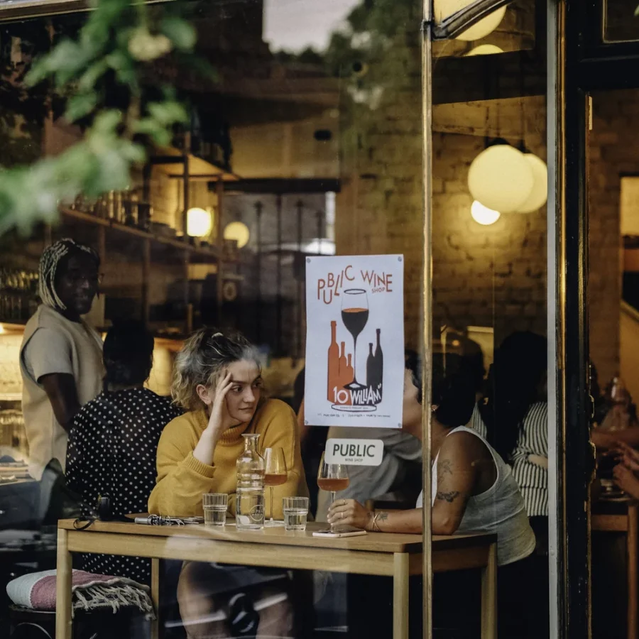 Public Wine Shop natural wine shelves Melbourne